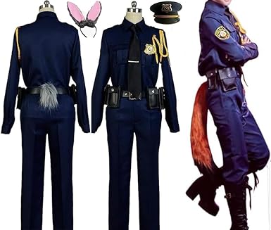 警察官コスプレ衣装 尻尾付き Amazon.co.jp: ｢Lemon COS｣ニック・ワイルド コスプレ 警察服